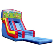 inflatable jumping slide